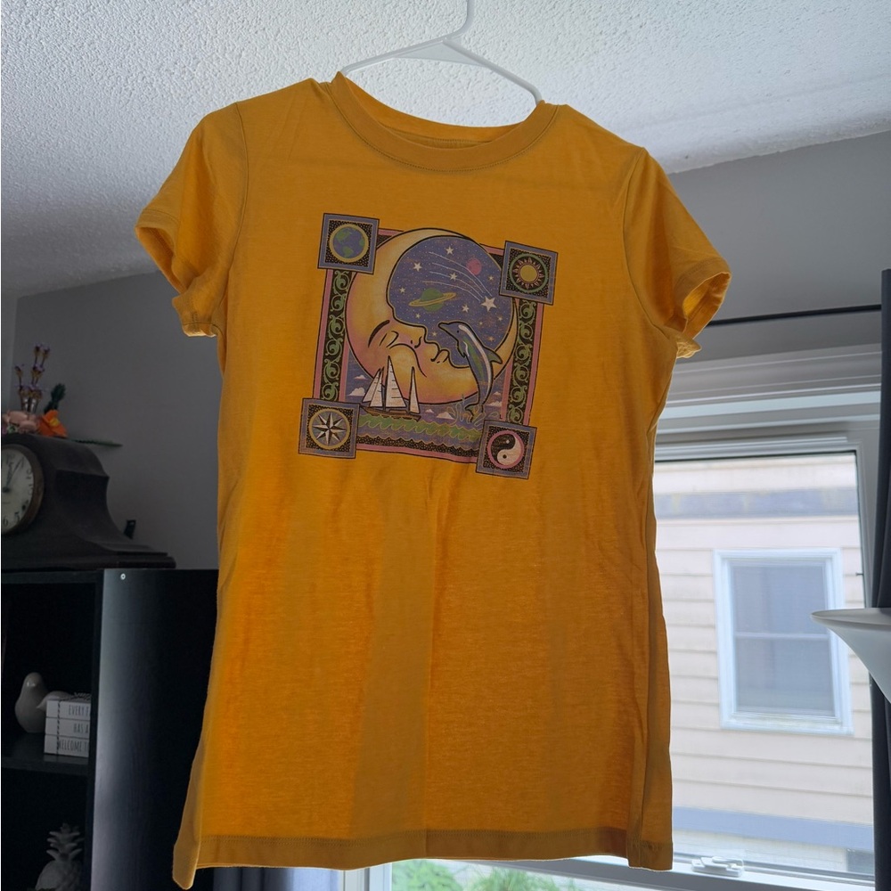 Aeropostale Mustard Classic Crew Tee